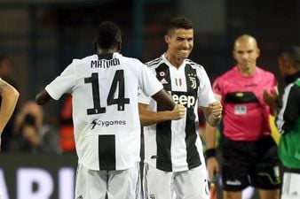 Cristiano Ronaldo scores first fizzbang of his Serie A career