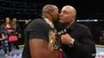 Daniel Cormier submits Derrick Lewis, calls out Brock Lesnar and kisses Joe Rogan