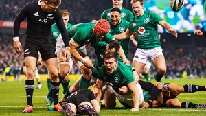 Ireland beat New Zealand