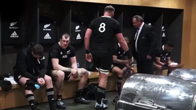 Scenes of utter devastation in All Blacks dressing room, but lovely comments by Kieran Read