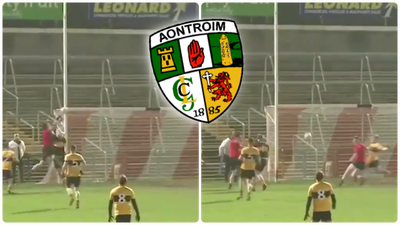 Antrim man produces finest goal-line clearance Gaelic football has ever seen