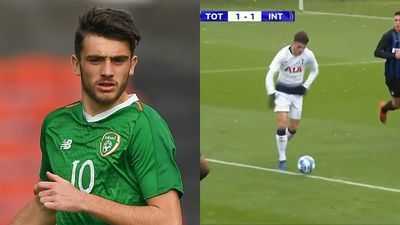 Troy Parrott scores stunning goal for Tottenham in Uefa Youth League game against Inter Milan