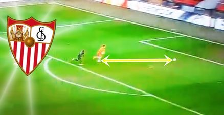 Sevilla goalkeeper saves defender’s bacon with outrageous speed to prevent cock-up goal