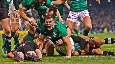 Jacob Stockdale on his two memorable chips in that All Blacks victory