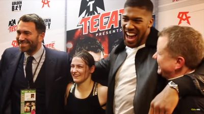 Anthony Joshua made a lovely post-fight gesture to Katie Taylor