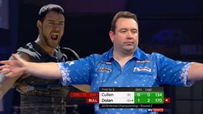 170 checkout, marriage proposal, 32 minutes – Brendan Dolan sets Ally Pally on fire