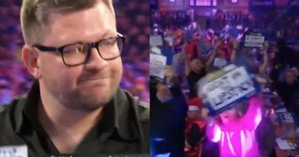 James Wade gets the reaction he probably expected on return to Ally Pally