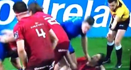 Footage of off the ball clash between Johnny Sexton and Joey Carbery emerges