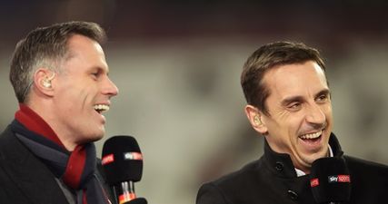 Jamie Carragher hopes Gary Neville emigrates if Liverpool wins the league