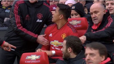 Ole Gunnar Solskjaer was not having Alexis Sanchez sitting in his seat