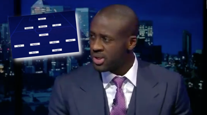 Yaya Toure has Aguero and Messi in midfield in greatest team mate XI ever