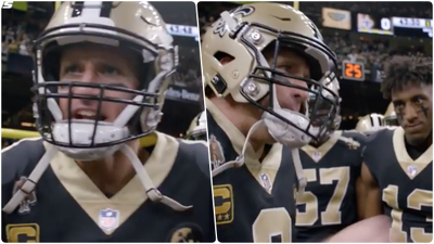 Drew Brees’ pre-game motivational speech is right out of a Hollywood movie