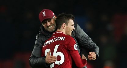 Jurgen Klopp reveals Andy Robertson renewed Liverpool deal in “almost record time”