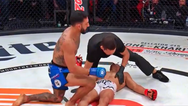 One of MMA’s hottest prospects brutally knocked out at Bellator 214