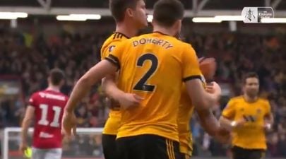 Matt Doherty provides another great assist as Wolves take lead against Bristol