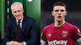 Mick McCarthy says he never expected Declan Rice to declare for Ireland