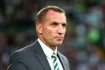 Celtic fans send message to Brendan Rodgers with banner at Hearts match