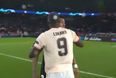 Romelu Lukaku consoled Kimpembe as Man United celebrated historic victory over Paris Saint-Germain