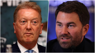 Frank Warren thinks he would beat Eddie Hearn in a fight despite height, weight and age disadvantage