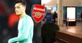 Arsenal players greeted with boos at airport following 3-1 defeat to Rennes