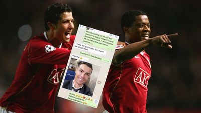 Patrice Evra shares pre-match WhatsApp messages from Cristiano Ronaldo