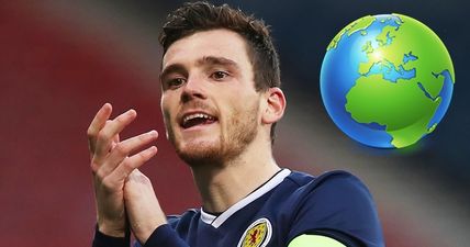 Andy Robertson went to extreme lengths to try and join the Scotland squad in Kazakhstan