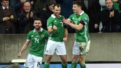 Northern Ireland’s Niall McGinn dedicates victory and goal to Cookstown tragedy victims