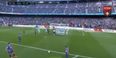 Lionel Messi dips in panenka free-kick against Espanyol