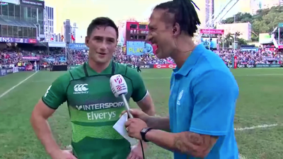 Ireland Sevens captain delivers class interview after World Series heroics