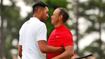 Tiger Woods took time out at end of his press conference to praise Tony Finau