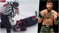 Conor McGregor congratulates ice hockey player on brutal knockout