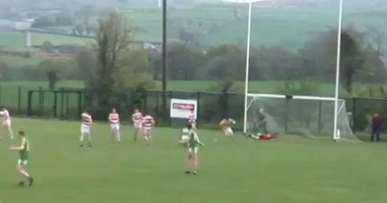 Aghyaran goalkeeper scores goal in incredible sweeping move