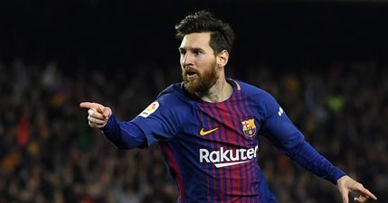 Lionel Messi scores title winning goal for Barcelona after coming off the bench