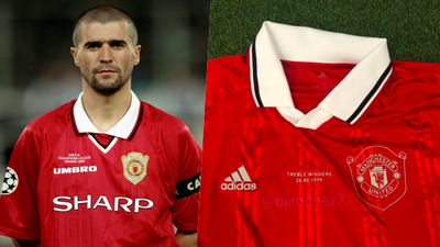 Photos have leaked of a Manchester United retro jersey harking back to 1999