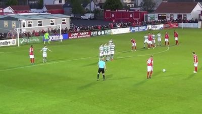 Sligo Rovers challenge Messi for free-kick of the week