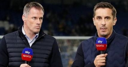 Jamie Carragher asks if Gary Neville has ‘the balls’ to call Glazers out