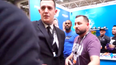 Jon Jones confronted by British heavyweight at health and fitness expo