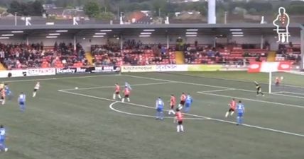 Lee Desmond scores a screamer of a first goal for St. Patrick’s Athletic