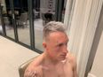 Phil Jones dyes his hair grey as he enters off-season