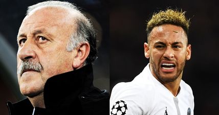 Vicente del Bosque blames Neymar for encouraging young players to dive