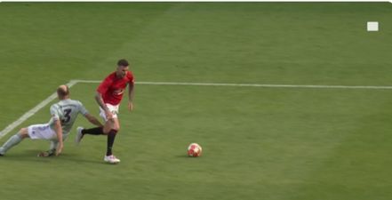 David Beckham and Paul Scholes rewind the years at Old Trafford legends match