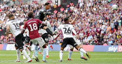 Derby goalkeeper’s howler helps send Villa back to the Premier League