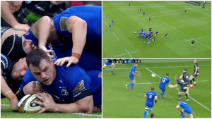 Leinster try