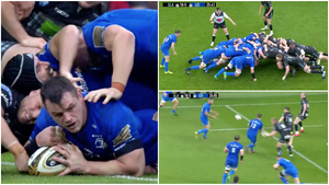 Leinster try