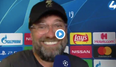 Jurgen Klopp says he’s ‘half pissed’… then breaks into song