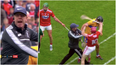 Clare manager sent off for flinging Cork player to ground