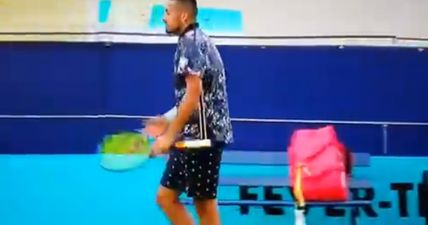 Nick Kyrgios blasts Irish umpire in first-round match at Fever-Tree