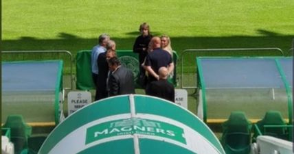 Ireland international spotted at Celtic Park