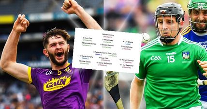 Hurling team of the weekend