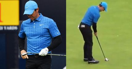 Disastrous first hole leaves Rory McIlroy’s British Open hopes in jeoprady